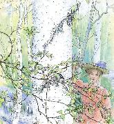 Carl Larsson Spring oil painting